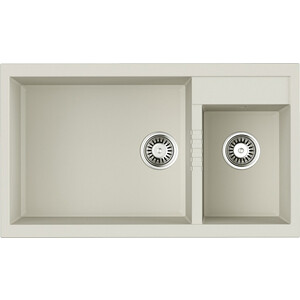 Кухонная мойка Omoikiri Tedori 86-2-LB WH белая (4993935)