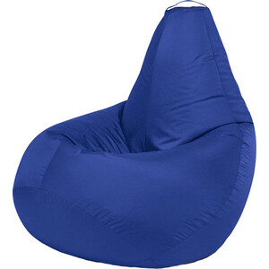 Кресло бескаркасное Mypuff груша, Василек, размер XL- Компакт, оксфорд