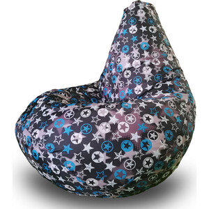 Кресло бескаркасное Mypuff Груша фабрика звезд размер комфорт принтованный оксфорд bbb_591