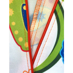 Кресло бескаркасное Mypuff груша, Бабочки, размер XXXL- Стандарт, мебельный хлопок