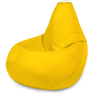 Кресло бескаркасное Mypuff груша, Желтый, размер XXXL- Стандарт, оксфорд
