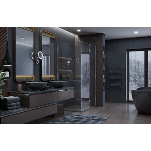 Душевой уголок Ambassador Diamond 120x80 правый, прозрачный, хром (12011104R)