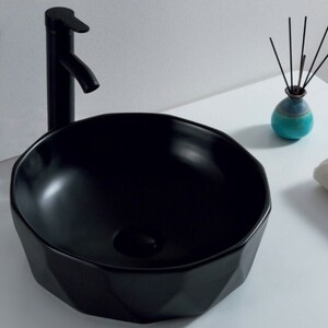 Раковина-чаша BelBagno 41х41 черная (BB1409H301)