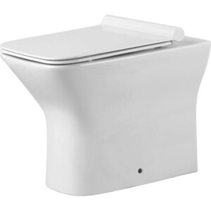 Унитаз приставной безободковый Agger с микролифтом (AT02200)