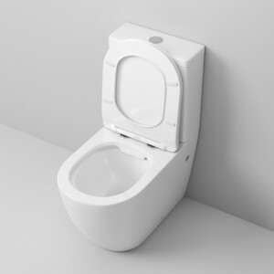 Унитаз-компакт Grossman с тонким сиденьем микролифт, белый (GR-4446S)