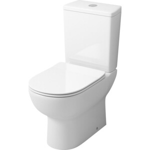 Унитаз-компакт Grossman с тонким сиденьем-микролифт, белый (GR-4448S)