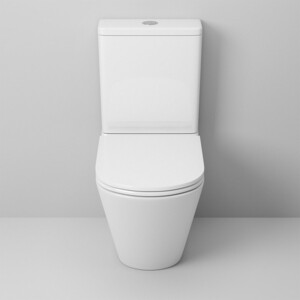 Унитаз-компакт безободковый Grossman с тонким сиденьем-микролифт, белый (GR-4449S)