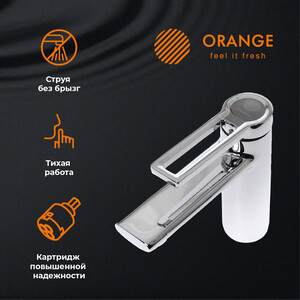 Смеситель для раковины Orange Splito хром (M36-021cr)
