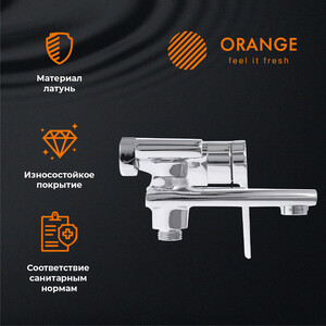 Смеситель для ванны Orange Splito хром (M36-100cr)