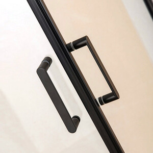 Душевой уголок Orange E04 90x90 прозрачный, черный (E04-090TB)