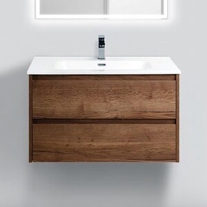 Тумба с раковиной BelBagno Kraft 80 Rovere Tabacco (KRAFT 39-800/390-2C-SO-RT, BB800/390ETL)