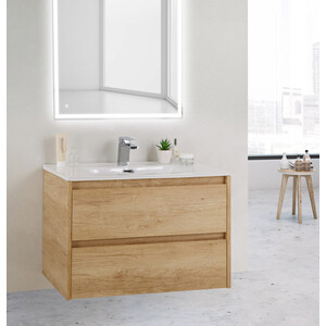 Тумба с раковиной BelBagno Kraft 71 Rovere Nebrasca Nature (KRAFT 39-700/390-2C-SO-RNN, BB700/390ETL)