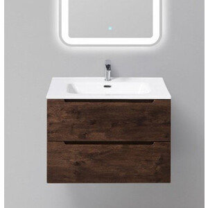 Тумба с раковиной BelBagno Etna 70 rovere moro (ETNA39-700/390-2C-SO-RW-P, BB700/390ETL)