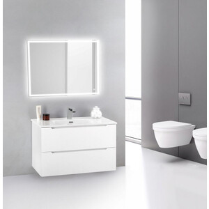 Тумба с раковиной BelBagno Etna 80 bianco lucido (ETNA39-800/390-2C-SO-BL-P, BB800/390ETL)
