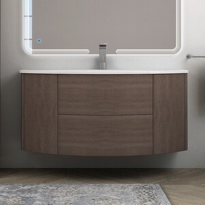 Тумба под раковину Cezares Eden 121 с двух сторон Rovere scuro Soft (54408)