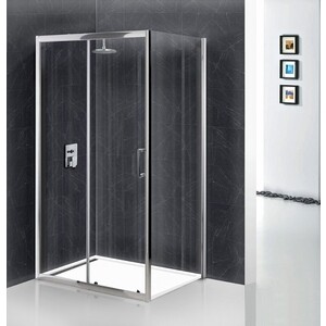 Душевой уголок BelBagno Uno 120x195 прозрачный (UNO-195-AH-1-120/90-C-Cr)