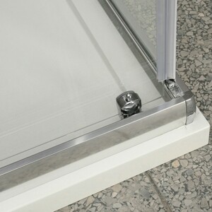 Душевой уголок BelBagno Uno AH-1 100х90 прозрачный, хром (UNO-AH-1-100/90-C-Cr)