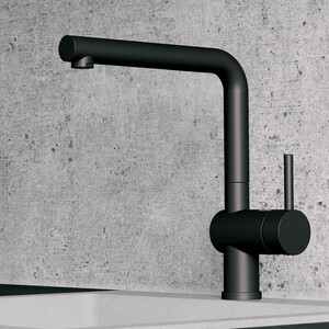 Смеситель для кухни Blanco Linus матовый черный (525806)