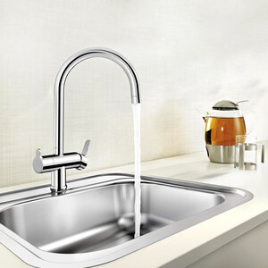 Смеситель для кухни Blanco Trima с подключением к фильтру, сталь (525820)