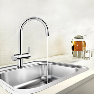 Смеситель для кухни Blanco Trima с подключением к фильтру, сталь (525820)