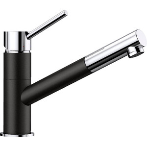 Смеситель для кухни Blanco Kano-S черный хром (526174)