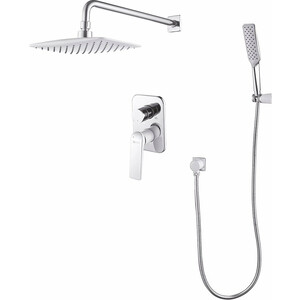 Душевая система Lemark Allegro с верхним душем, хром (LM5929CW)