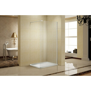 Душевая перегородка Aquanet Cinetic 80х190 прозрачная, хром (AE12-F-80H190U-CT)