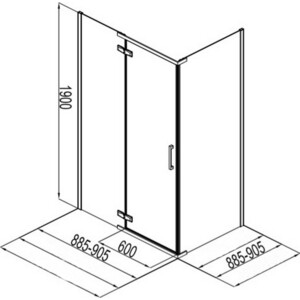Душевой уголок Aquanet Logic 90x90 с поддоном, прозрачный, хром (AE32-S-90x90U-CT, НХ108)