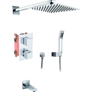 Душевая система Kaiser Sonat с изливом, хром (34577)