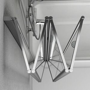 Шторка для ванны Am.Pm Like 100х140 прозрачная, хром (W80BS-100-140CT)