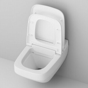 Комплект унитаза-биде Am.Pm Inspire V2.0 с крышкой-биде, инсталляцией, клавиша смыва черная (IS450A38.CCC50A)