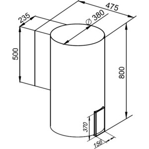 Вытяжка Kuppersberg WL-MOTUBA B