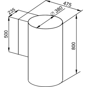 Вытяжка Kuppersberg WL-TUBA B