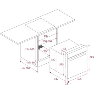 Электрический духовой шкаф Kuppersberg FH 611 W