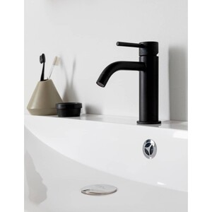 Смеситель для раковины Paffoni Light черный матовый (8020913530236)