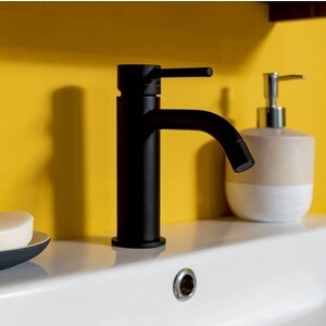 Смеситель для раковины Paffoni Light черный матовый (8020913530236)