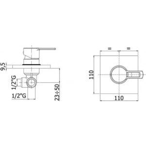 Смеситель для душа Paffoni Ringo черный матовый (8020913476367)