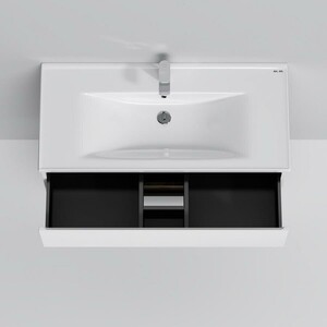 Тумба под раковину Am.Pm X-Joy 100 подвесная, белый глянец (M85AFHX1002WG)
