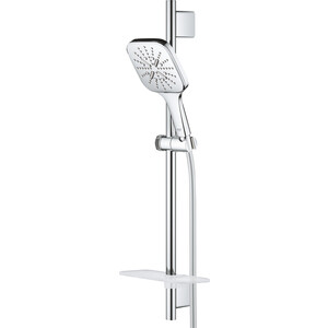 Душевой гарнитур Grohe Rainshower SmartActive с полочкой, 3 режима струи, хром (26584000)