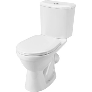 Унитаз-компакт Santek Бореаль косой выпуск, с сиденьем полипропилен (1WH301704)