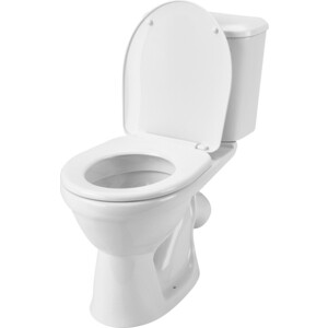 Унитаз-компакт Santek Бореаль косой выпуск, с сиденьем полипропилен (1WH301704)