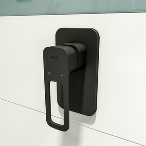 Смеситель для душа IDDIS Slide встраиваемый, черный (SLIBL00i66)