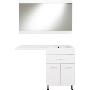 Мебель для ванной Style line Валеро Люкс 60 (120R) под стиральную машину, белая