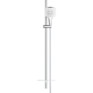 Душевой гарнитур Grohe Rainshower SmartActive с полочкой, белая луна (26587LS0)
