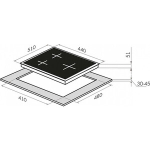 Газовая варочная панель MAUNFELD EGHG.43.33CBG/G
