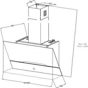 Вытяжка Jacky's JV WB681