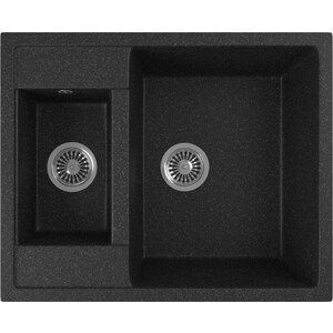 Кухонная мойка GreenStone GRS-21-308 черная