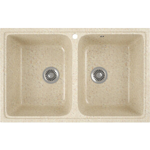Кухонная мойка GreenStone GRS-15-328 бежевая