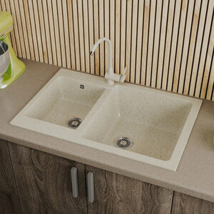 Кухонная мойка GreenStone GRS-76k-309 темно-серая