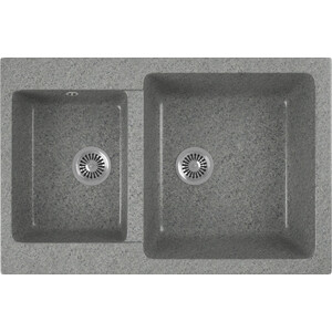 Кухонная мойка GreenStone GRS-76k-309 темно-серая